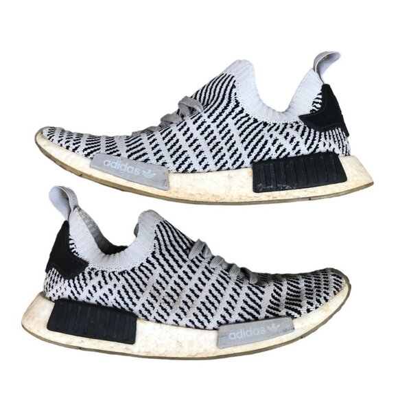 2017 Adidas NMD R1 STLT Grey Black Size 9.5 - Picture 1 of 10